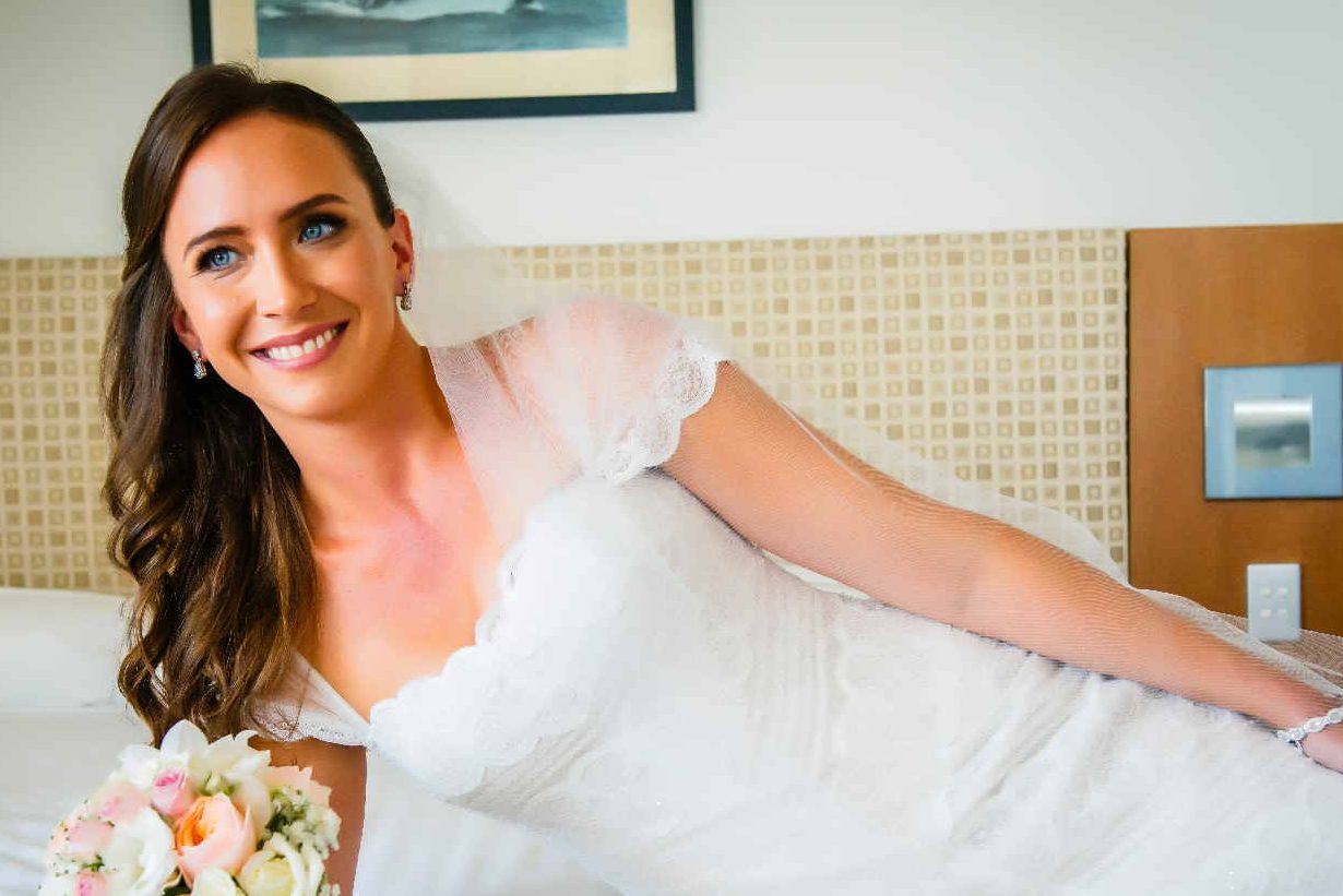 bride reclining stress free