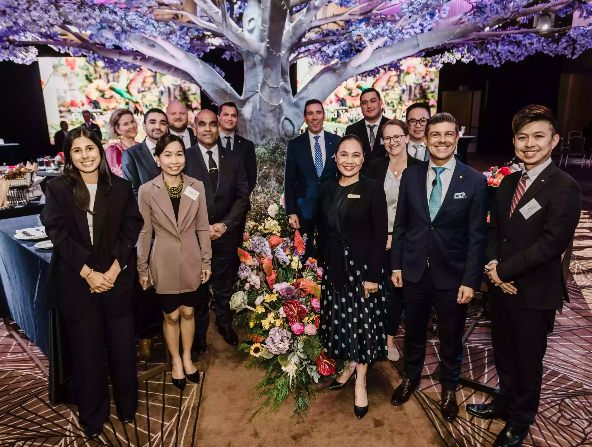 photo of a group of people at a Sydney event as captured by a sydney event and award photographer