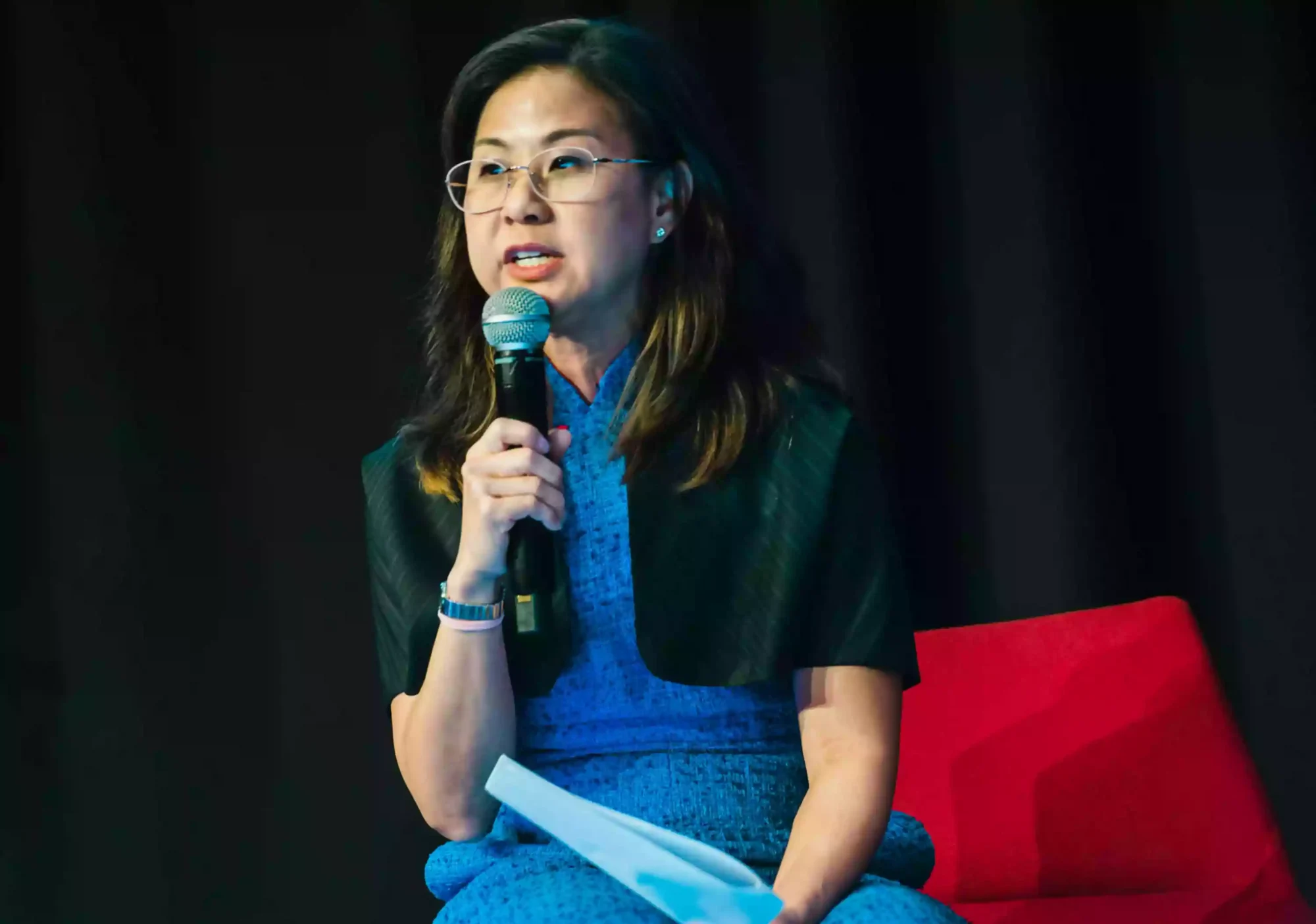 a keynote speaker photographed by a sydney event and conference photographer