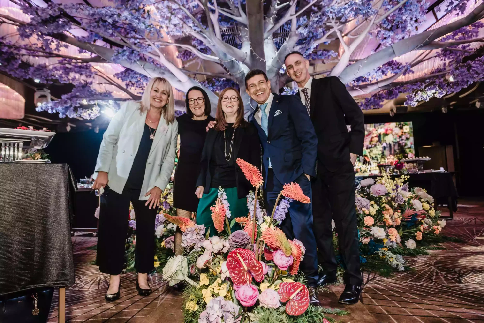 photo of a group of people at a Sydney event as captured by a sydney event and award photographer