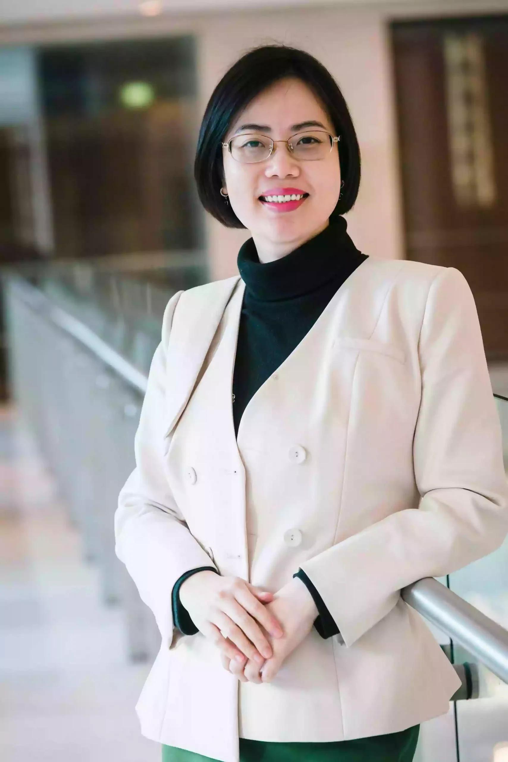 portrait of a female conference attendee photographed by a sydney event photographer