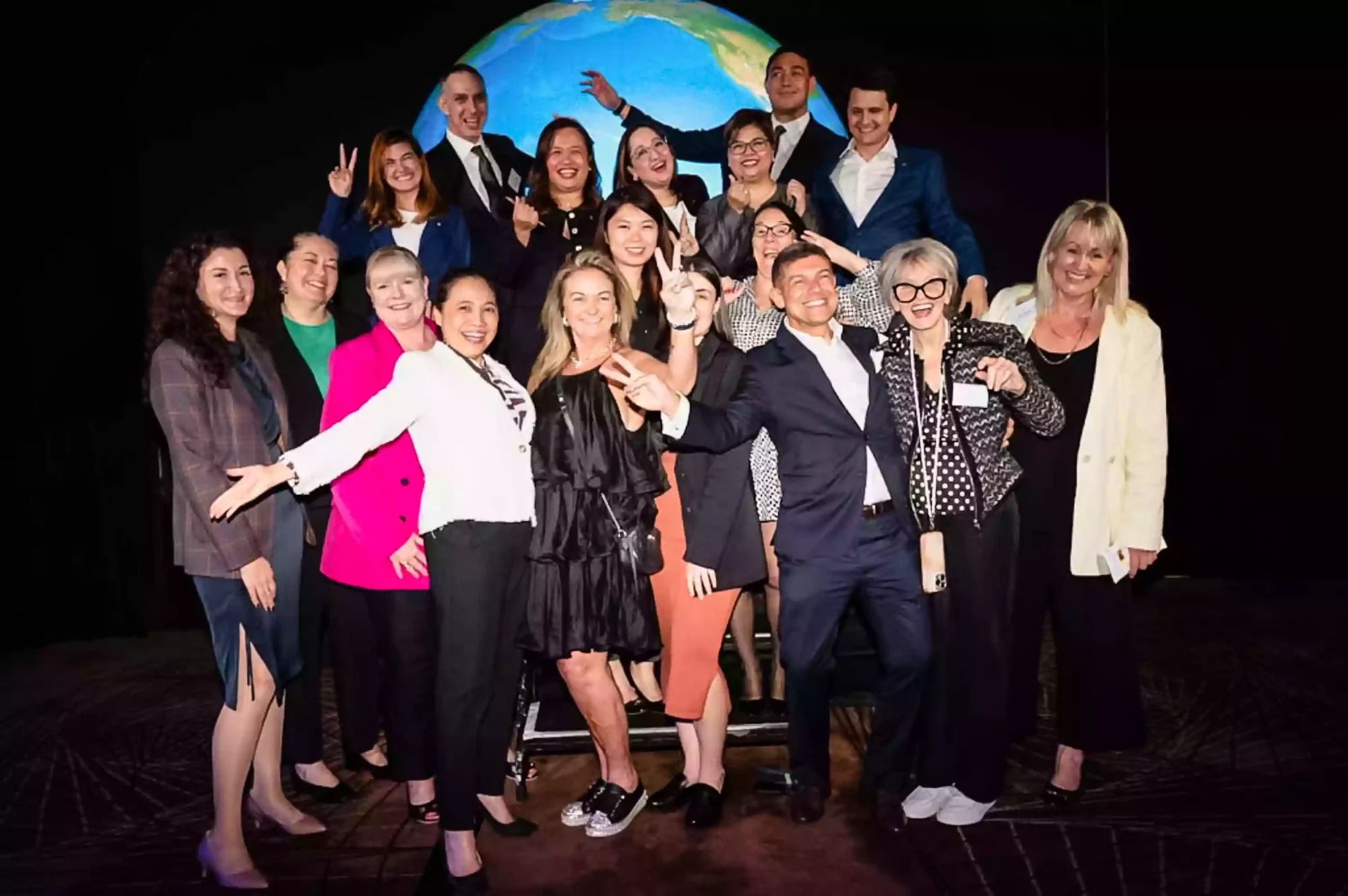 photo of a group of people at a Sydney event as captured by a sydney event and award photographer