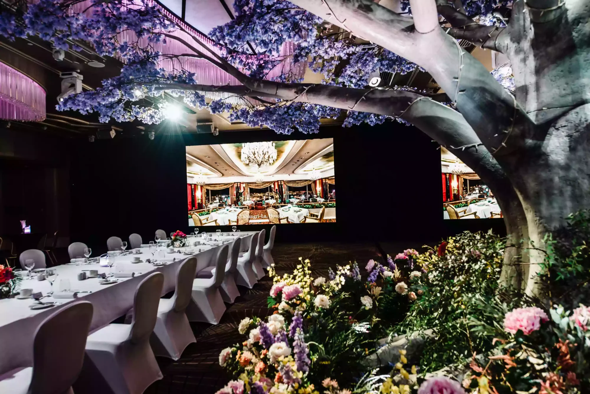 interior view of an event space decor and styling as captured by a sydney event and award photographer