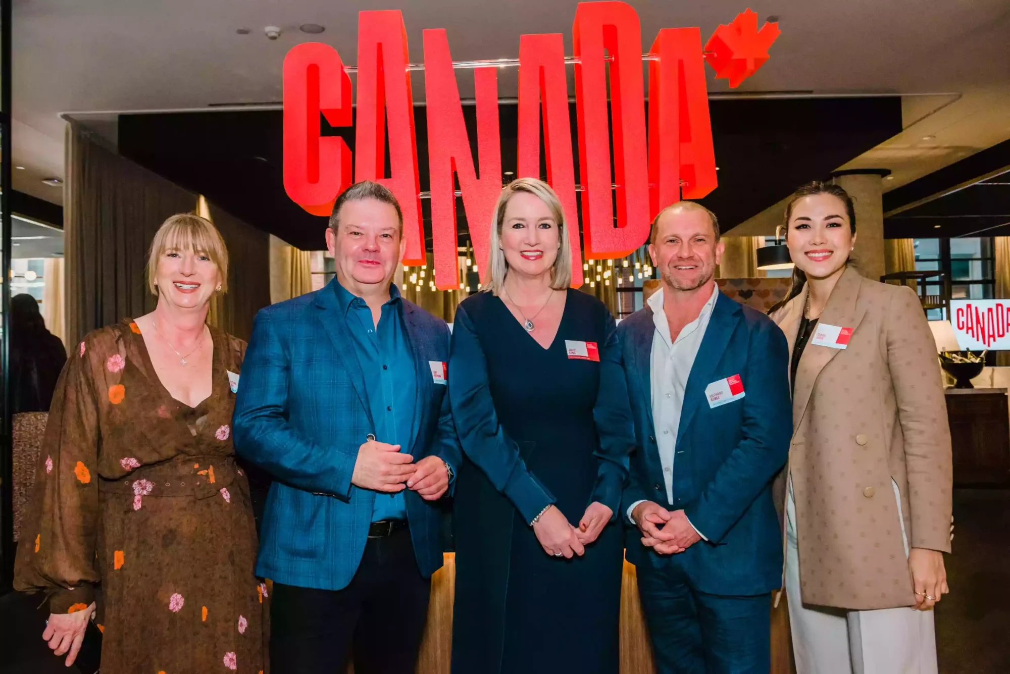 photo of a group of people at a Sydney event as captured by a sydney event and award photographer