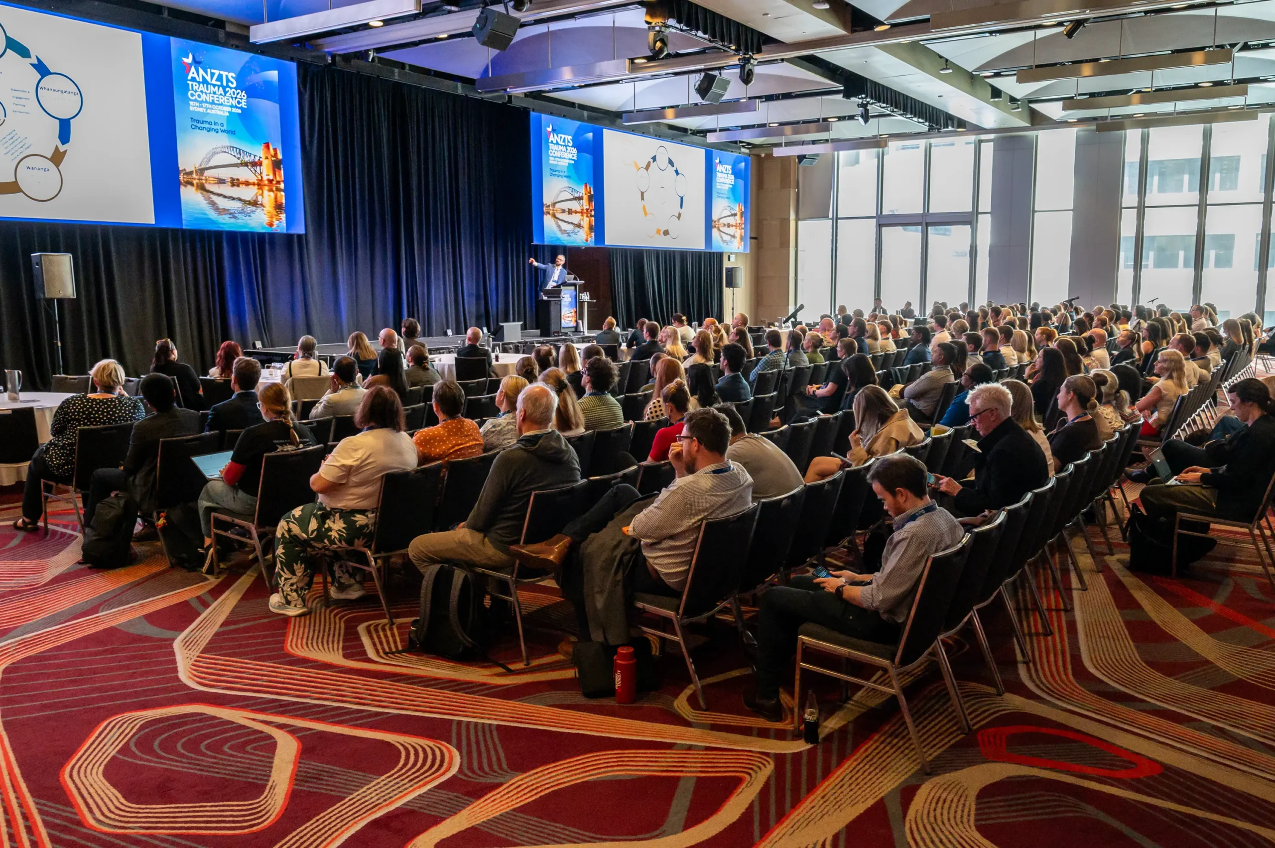 Delegates at a conference at Hilton Sydney