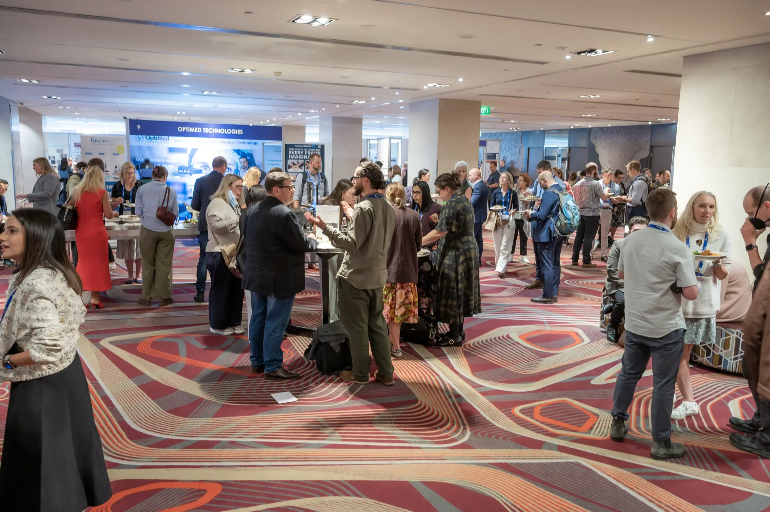 Hilton conference delegates during coffee break